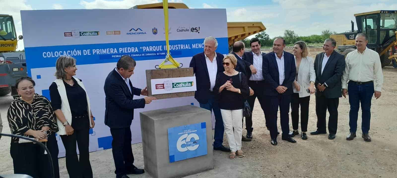 ¡Colocan primera piedra del nuevo Parque Industrial Mencorsa!