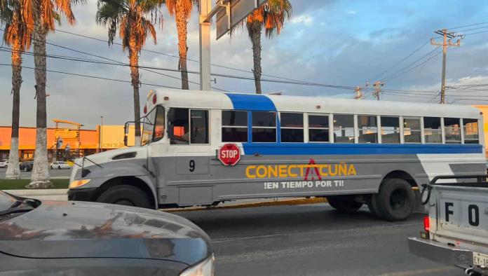 ¡Hoy entró el nuevo transporte público en Acuña!