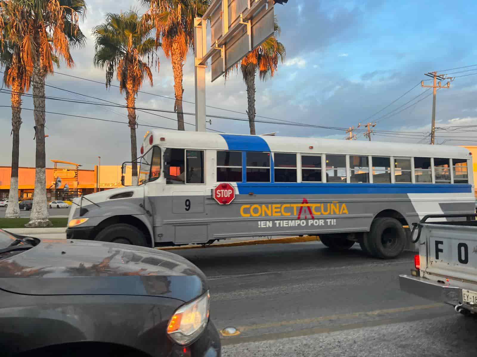 ¡Hoy entró el nuevo transporte público en Acuña!