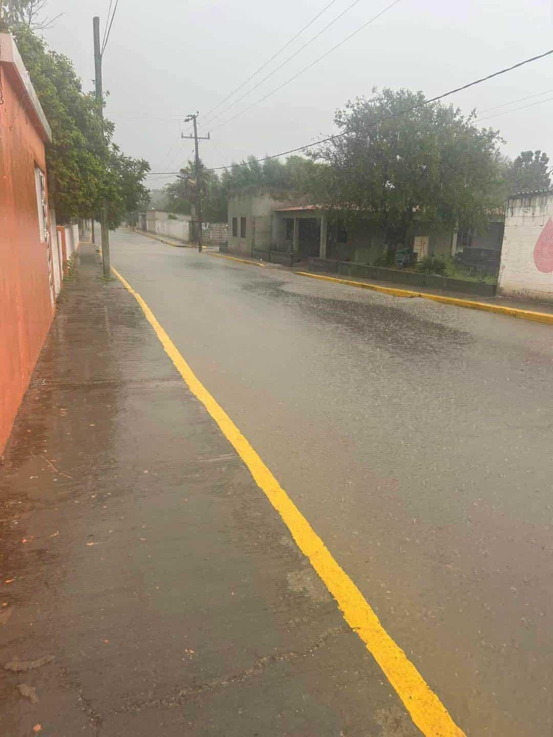 Fuertes lluvias en Villa Unión 