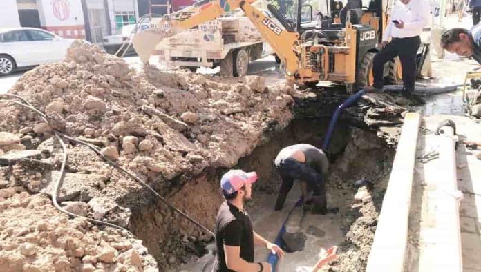 Dañó fuga locales de la Zona Centro