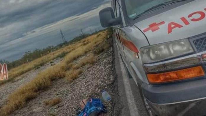 Muere migrante sobre la carretera Federal 57