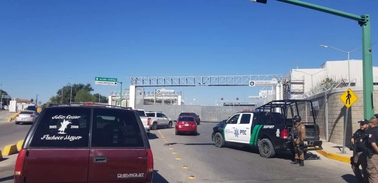 Realizan simulacro en puente internacional