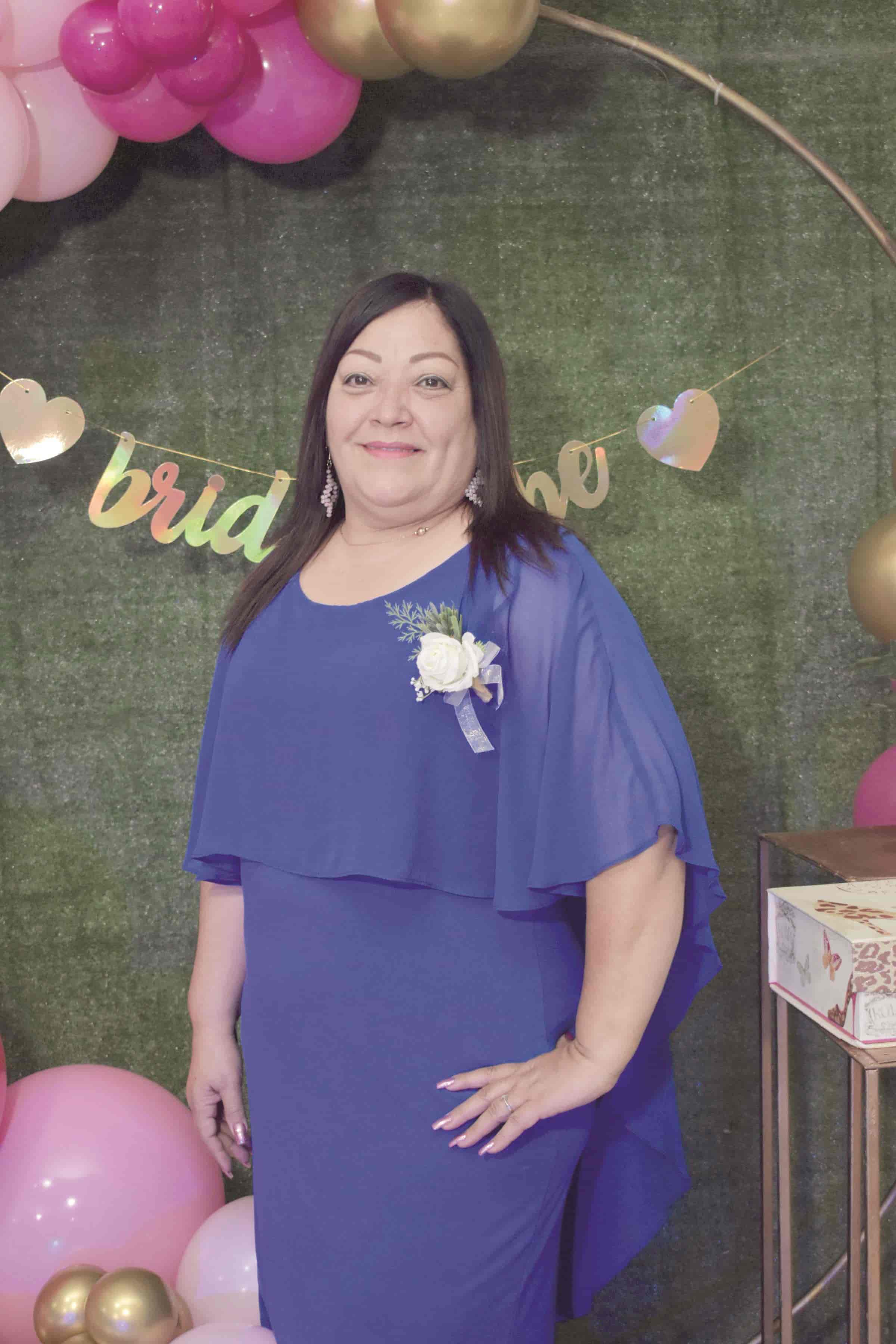 Rosa Irene en camino al altar