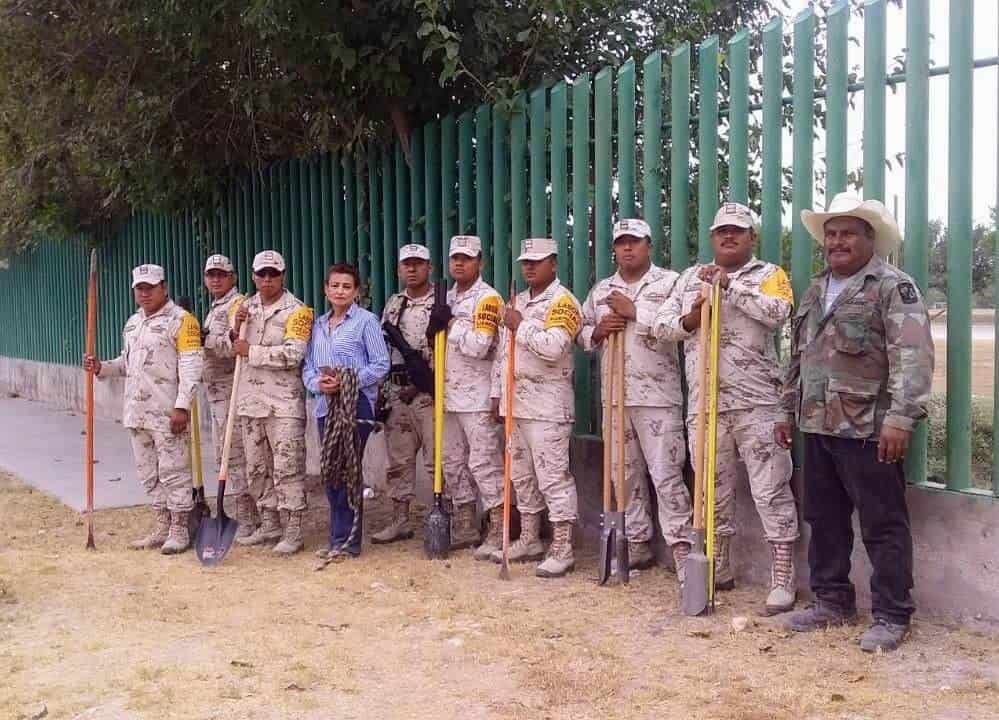 Reforestan parque Braulio Fernández