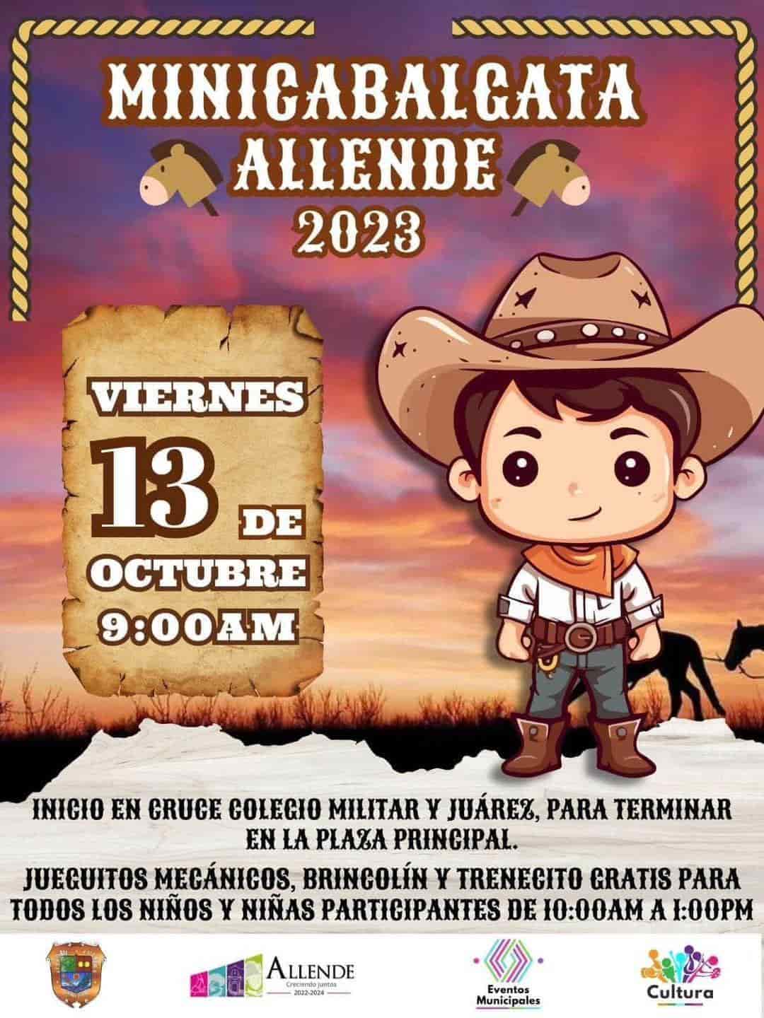 Invita Pepe a mini cabalgata