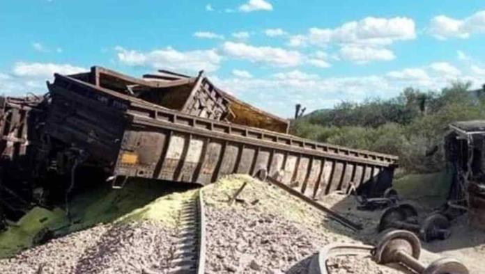 Se descarrila tren de carga con químicos tóxicos en San Luis Potosí