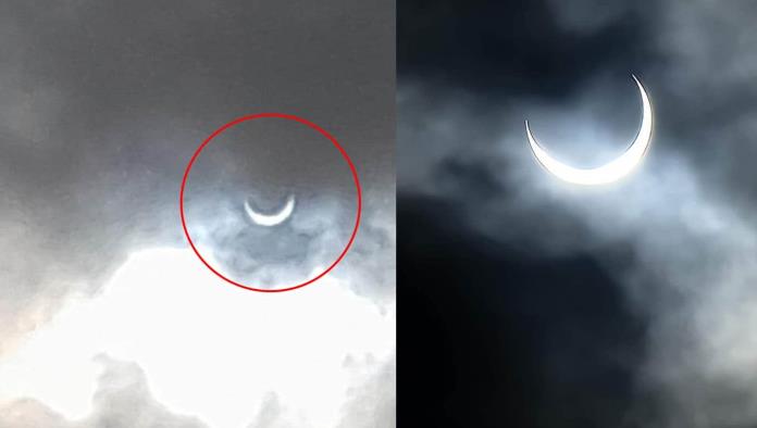 ¡Impresionante! Así se vió en ECLIPSE  desde Piedras Negras