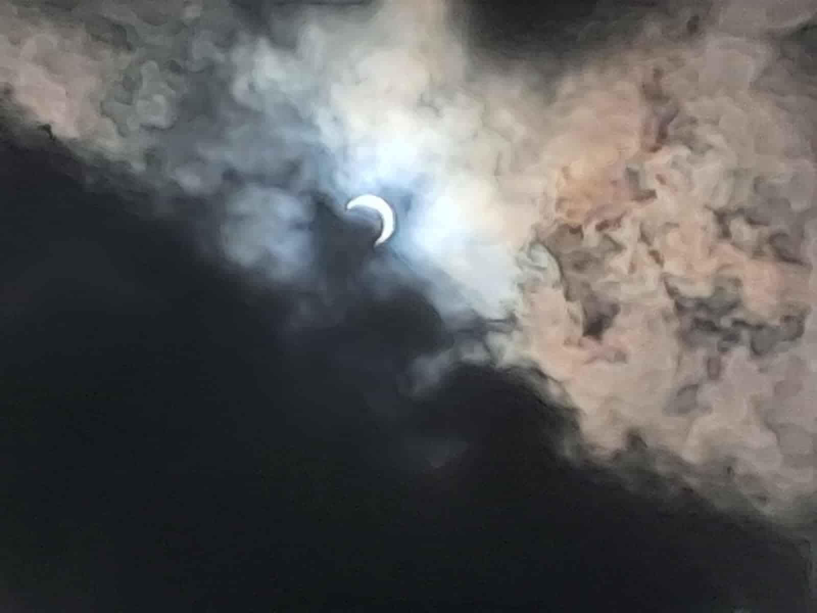 ¡Impresionante! Así se vió en ECLIPSE  desde Piedras Negras