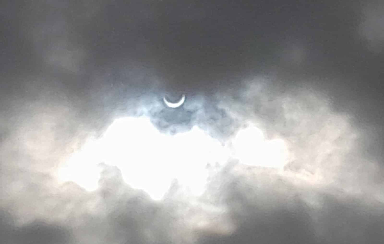 ¡Impresionante! Así se vió en ECLIPSE  desde Piedras Negras