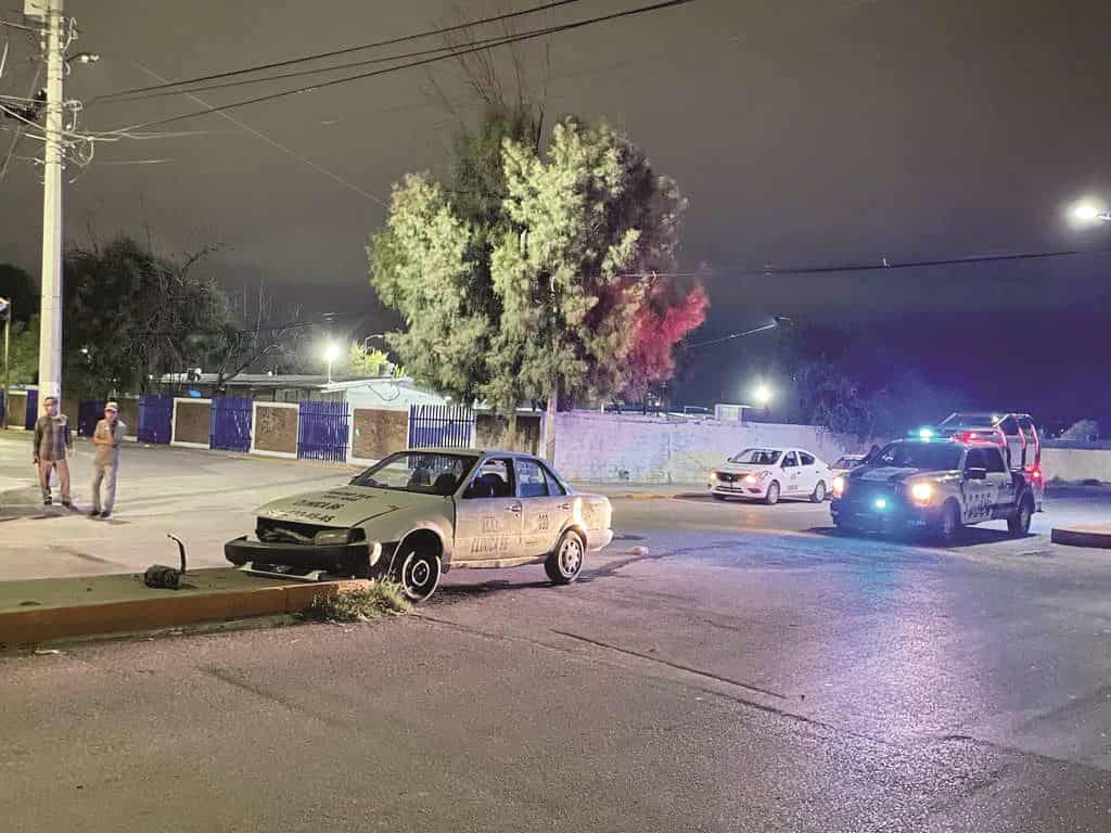 Estampa taxi en camellón