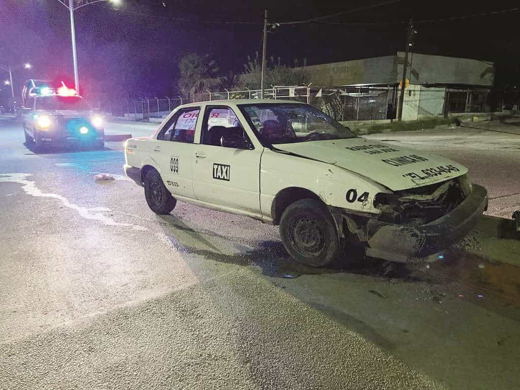 Estampa taxi en camellón