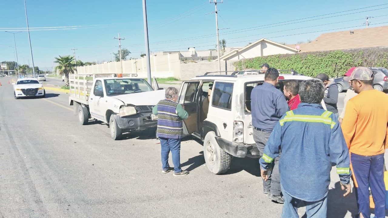 Causa abuelita choque en la 57