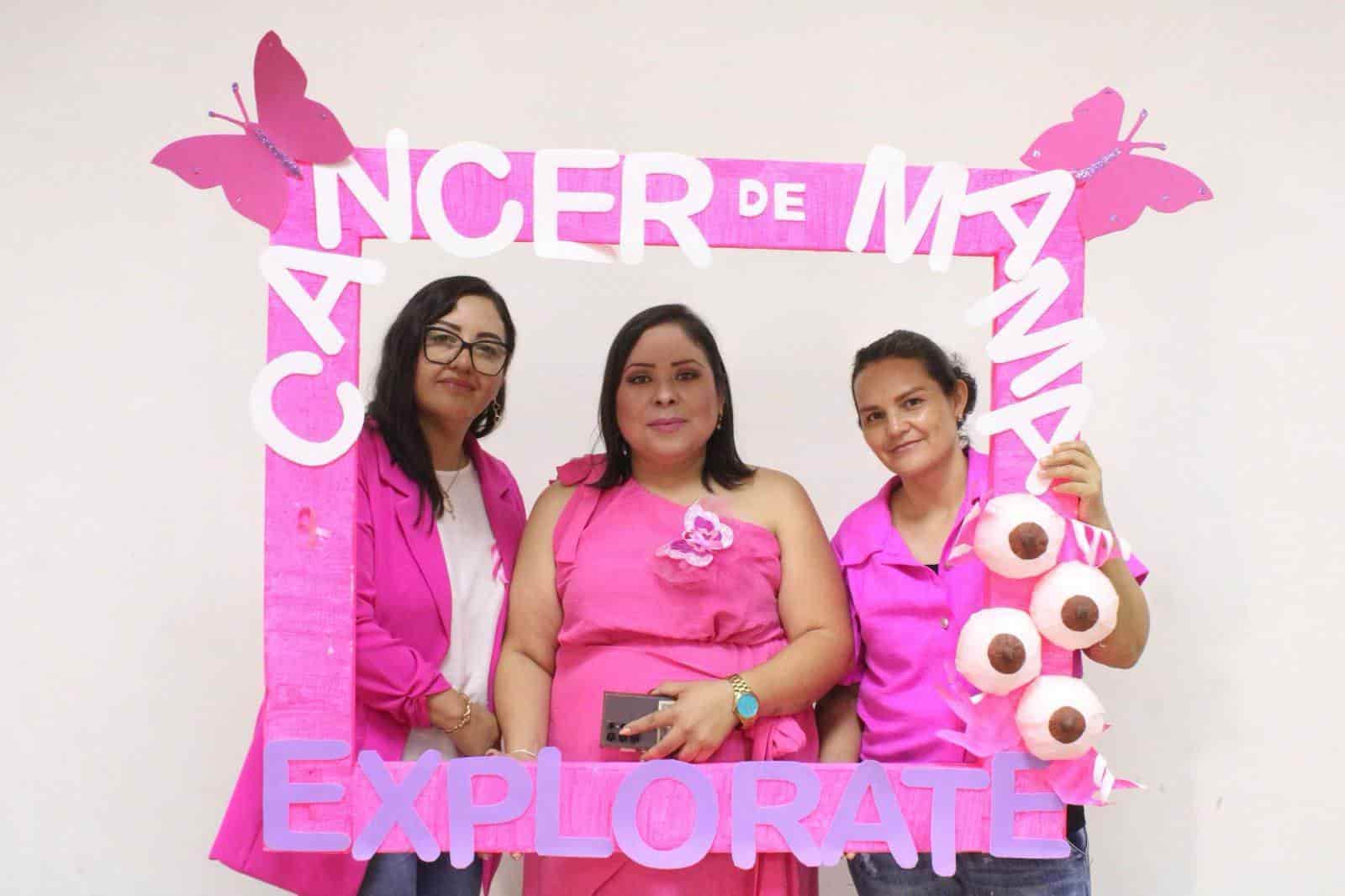 Orientan a mujeres sobre el cáncer