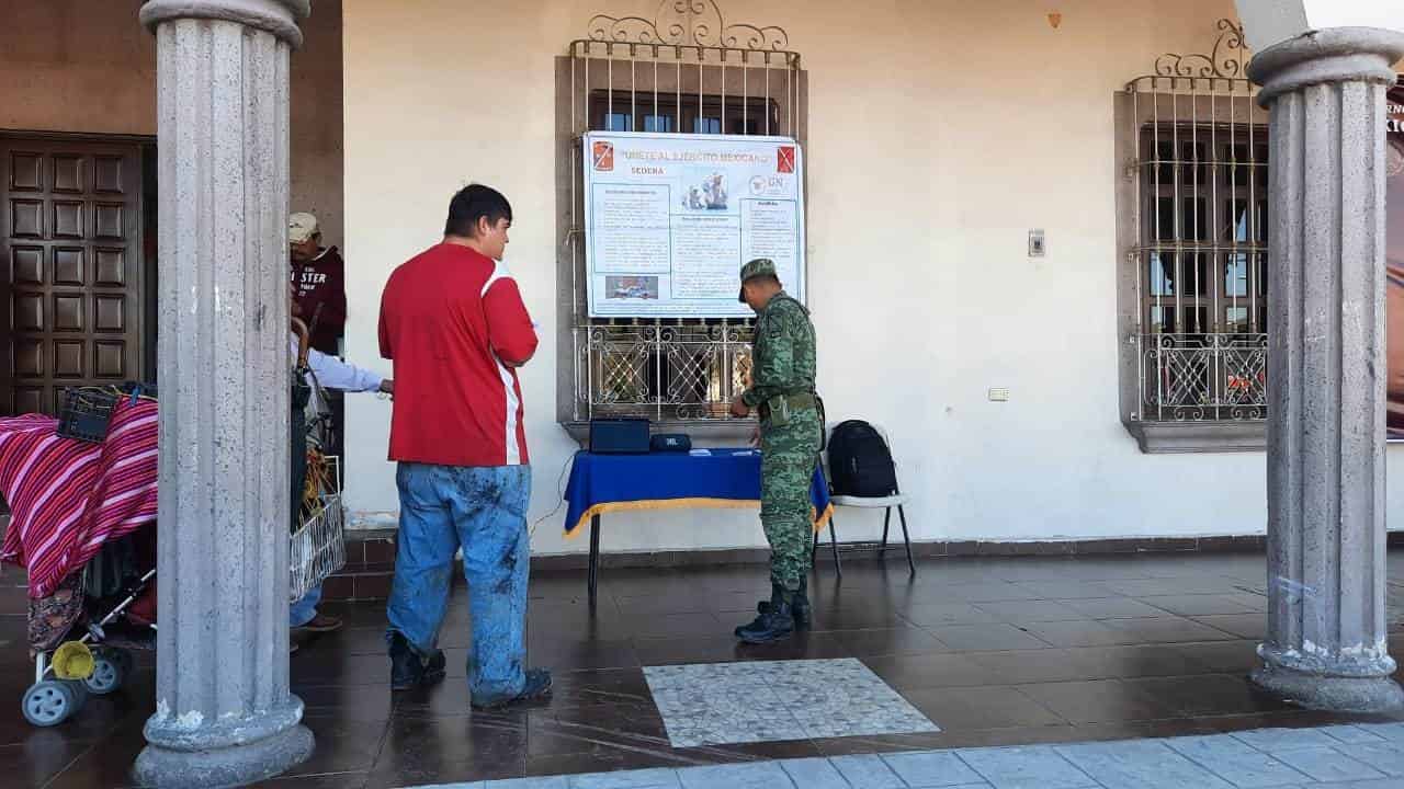 Trabaja Ejército de la mano de Frontera