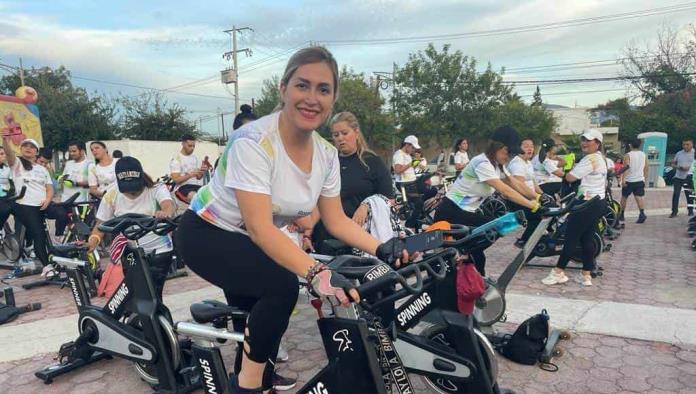 Se celebra maratón de Spinning