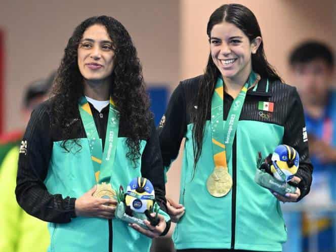 ¡Alejandra Orozco y Gabriela Agundez se bañan en Oro Panamericano!