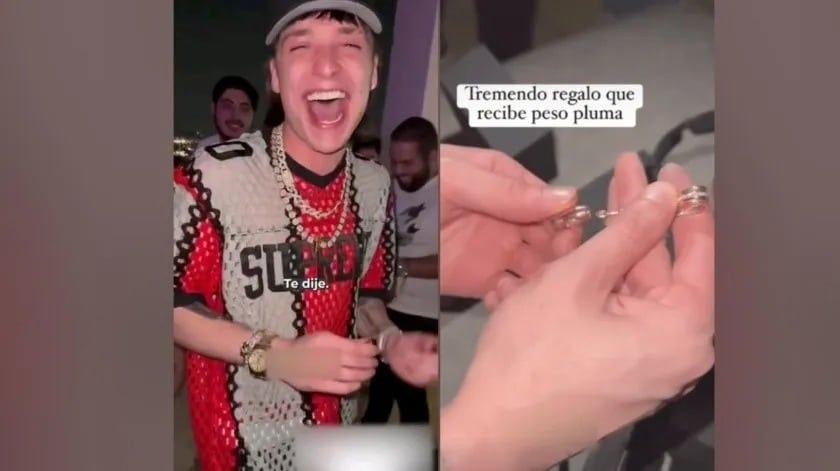 ¿Por qué Peso Pluma usa una cucharita de oro tan pequeña?