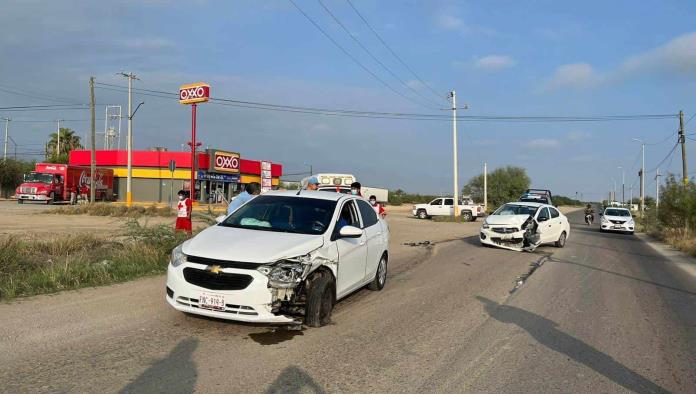 Un lesionado y daños cuantiosos en choque