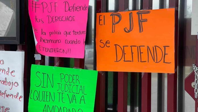 Continúan PROTESTAS en el Poder Judicial 