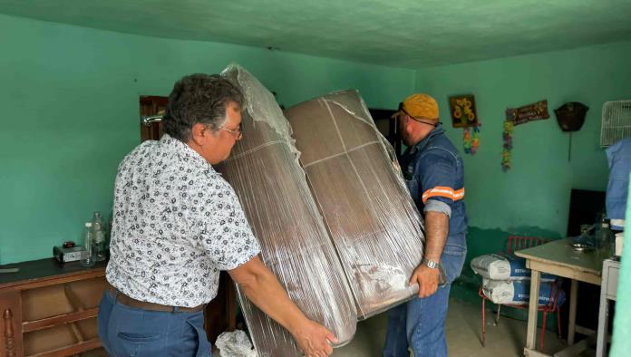 Apoya Piña a damnificados por las lluvias