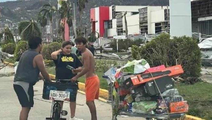 Alcaldesa de Acapulco justifica rapiña pero pide no robar artículos que no son víveres