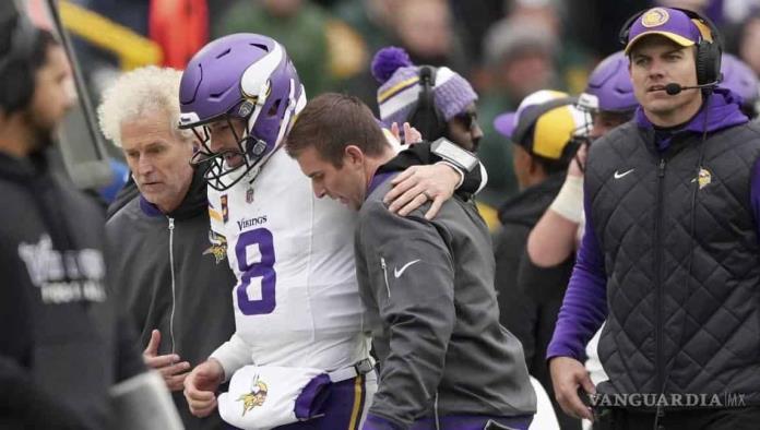 Queda fuera Kirk Cousins por el resto de la temporada 