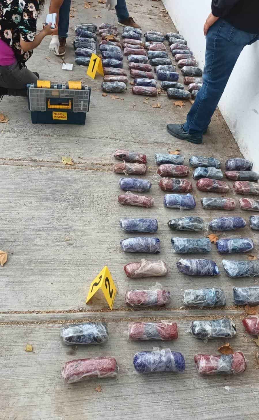 ¡EN 89 PAQUETES! Lo mandan al CERESO por traer 40 KILOS de metafetamina