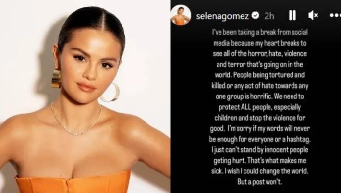 Selena Gomez recibe duras críticas tras pronunciarse sobre conflicto en Palestina