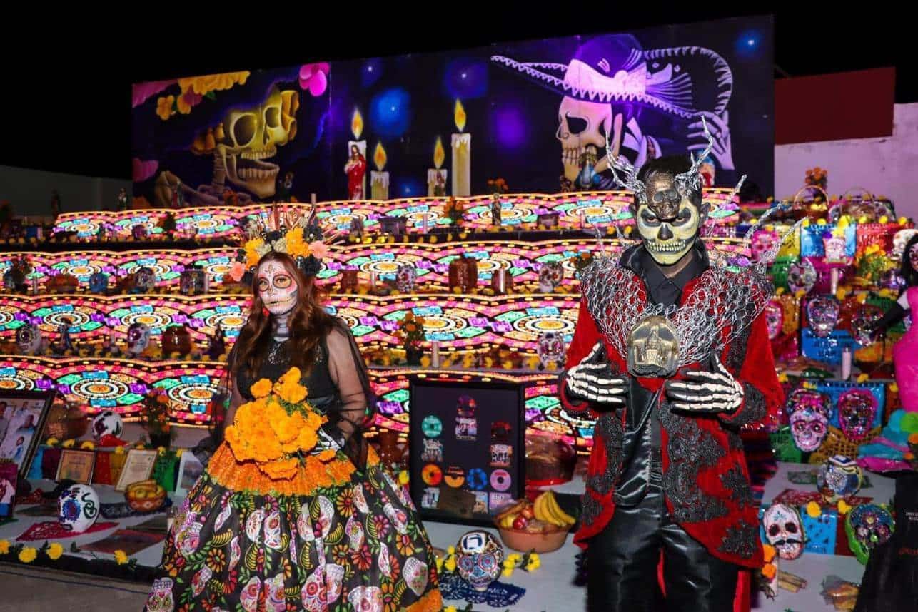 Construyen altar de muertos en memoria de José Luis G.