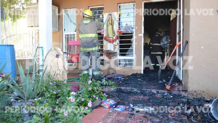 Arde altar en Asturias por culpa de veladora