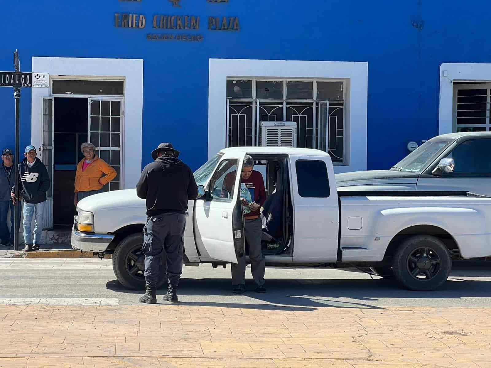 Provoca accidente en el Centro Histórico