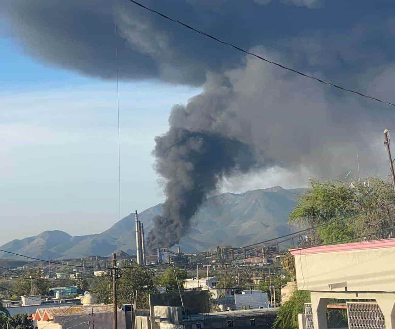 CONTROLADO FUEGO AL INTERIOR DE AHMSA