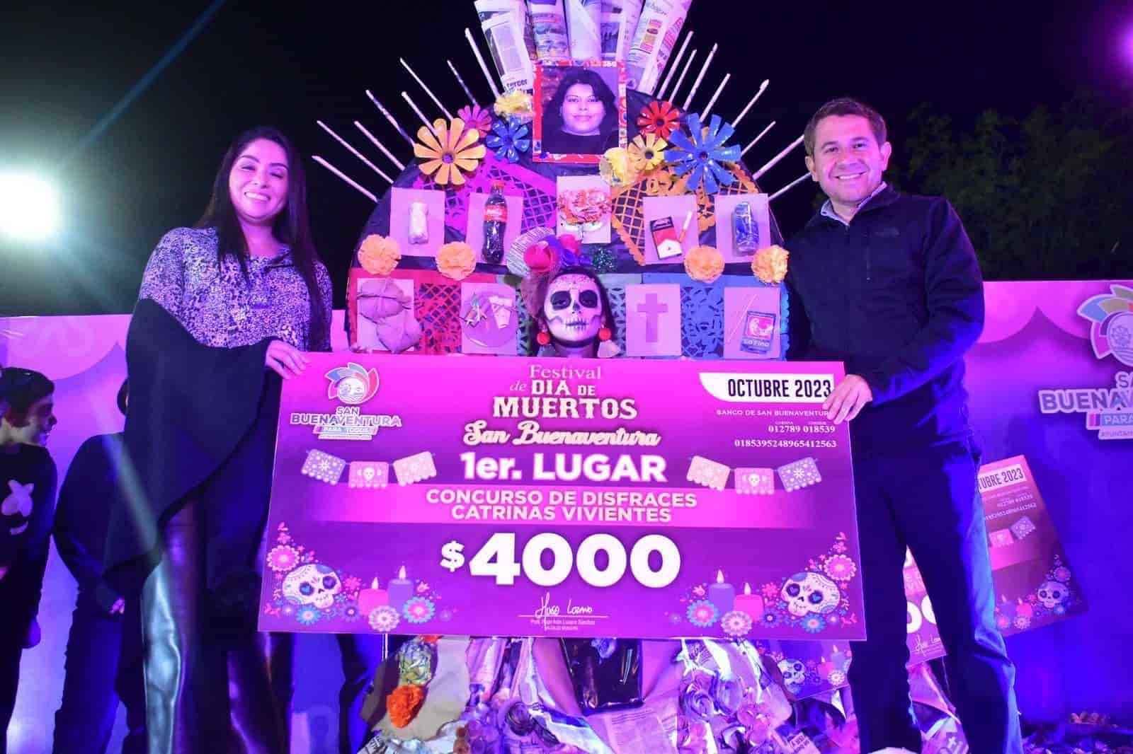 Realizan en San Buena concurso de catrinas