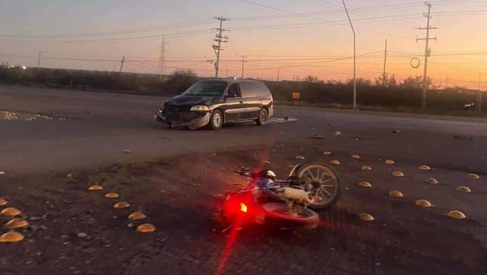 Derriba a motociclista