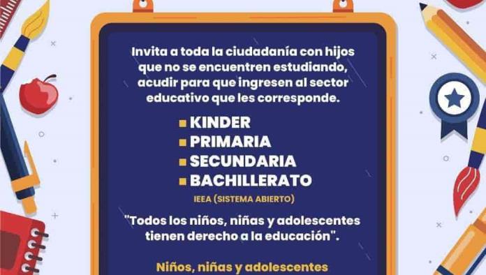 Abren cursos escolares de nivel básico 