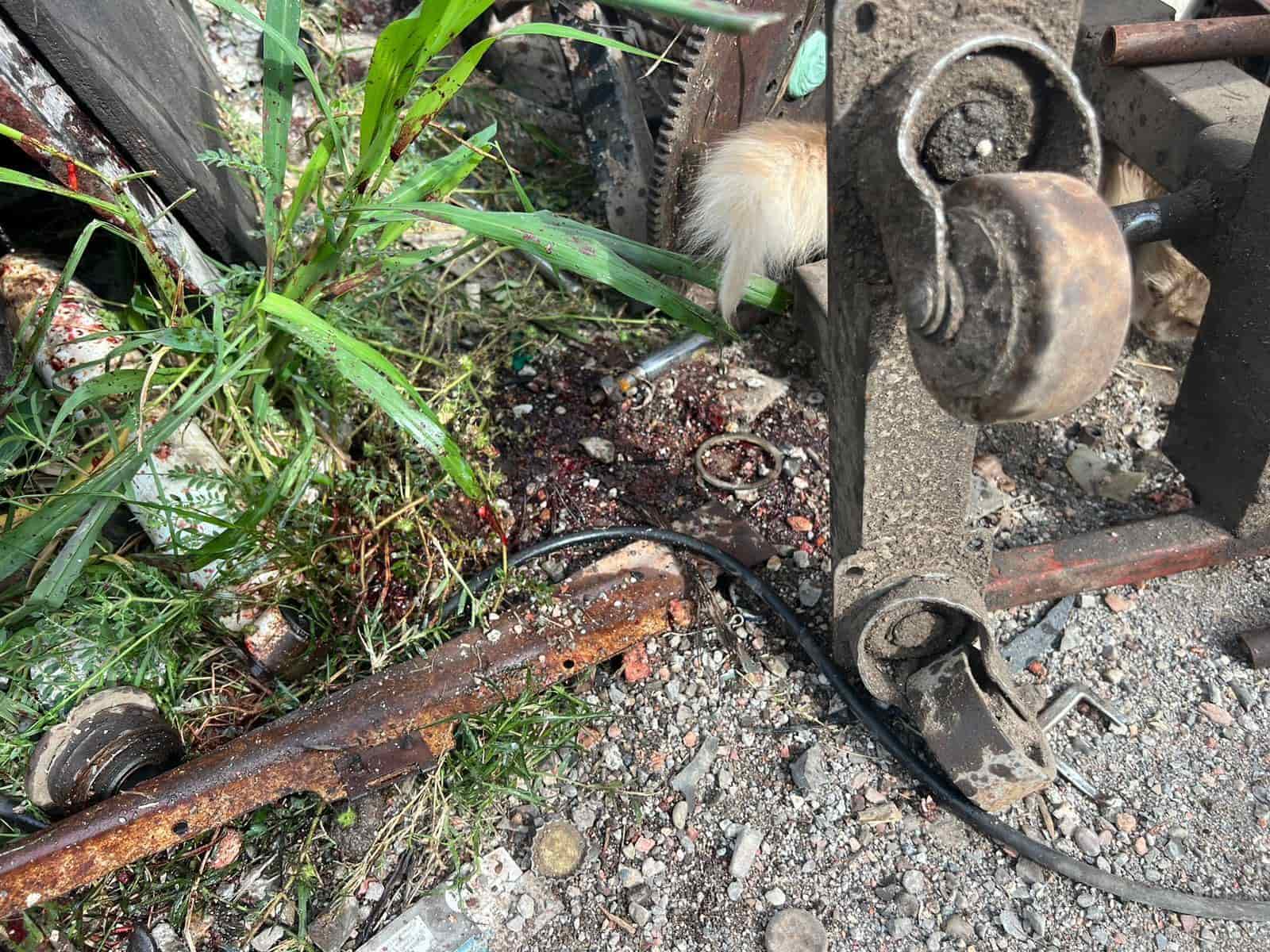 Muere mutilado; le explotó tanque