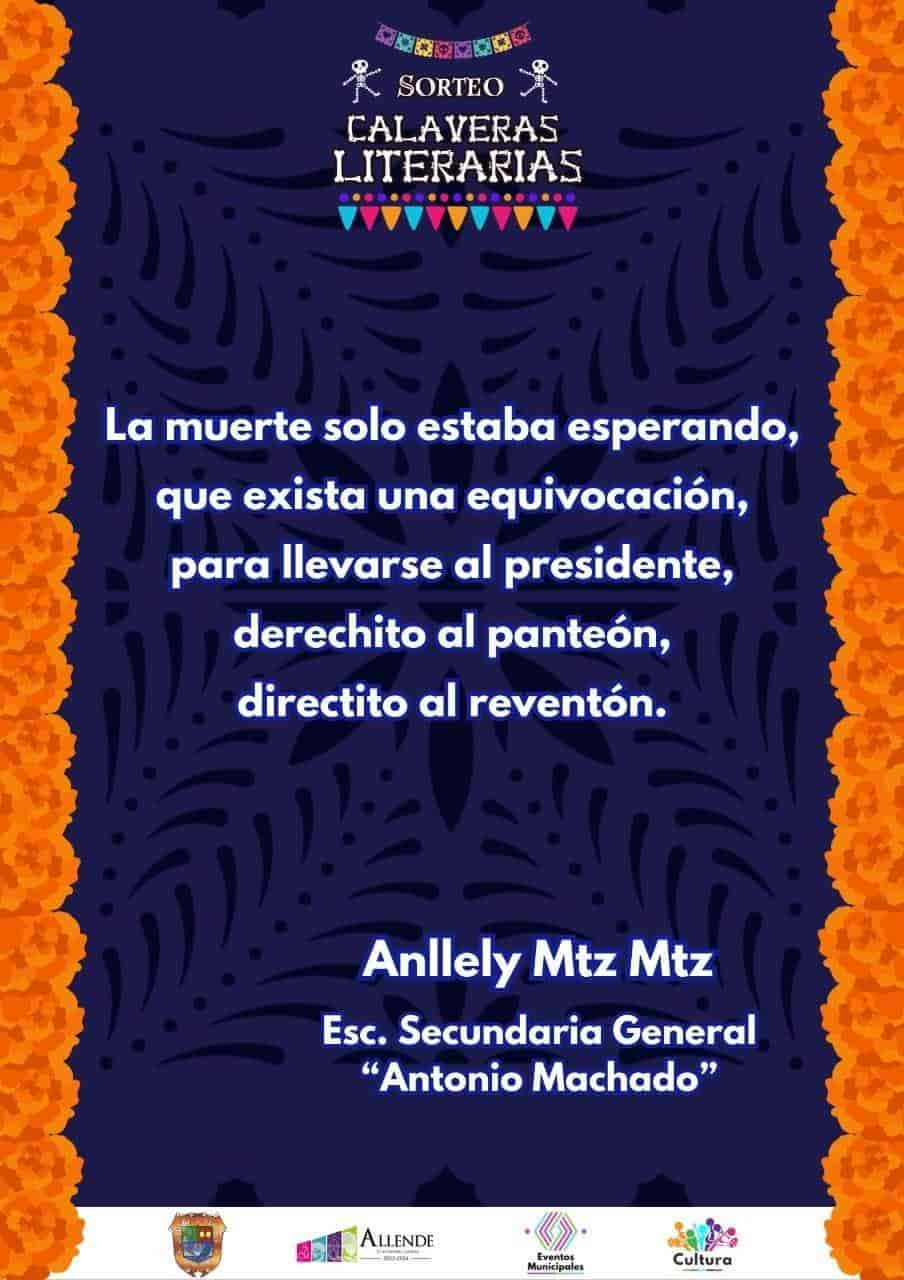 Dan a conocer a ganadores “Calaveras Literarias 2023” 
