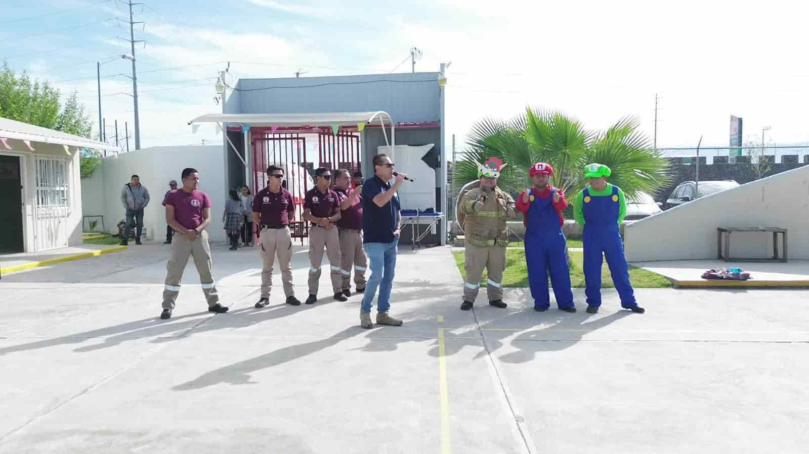 Conocen de riesgos junto a ‘Mario Bros’ Conocen de riesgos junto a ‘Mario Bros’