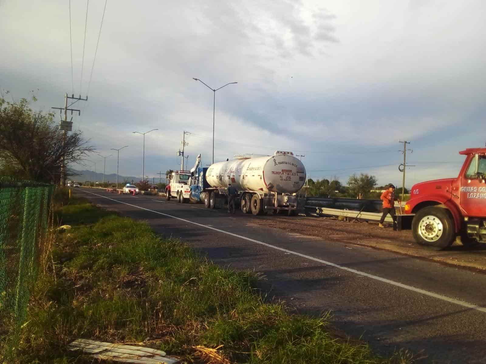 Le gana cansancio y choca pipa con Diesel