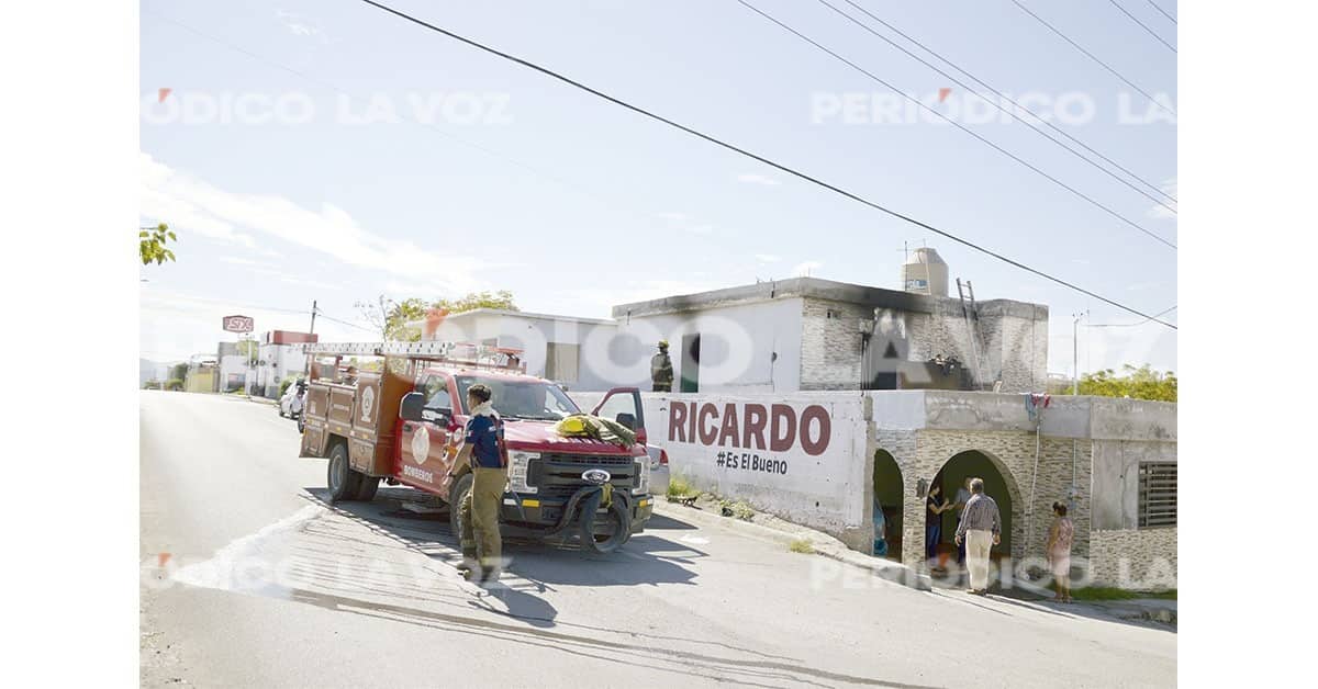 Se incendia casa por corto en la Guerrero