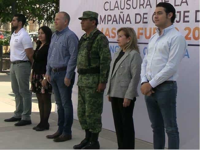El ejército Mexicano clausura campaña de canje de armas El ejército Mexicano clausura campaña de canje de armas