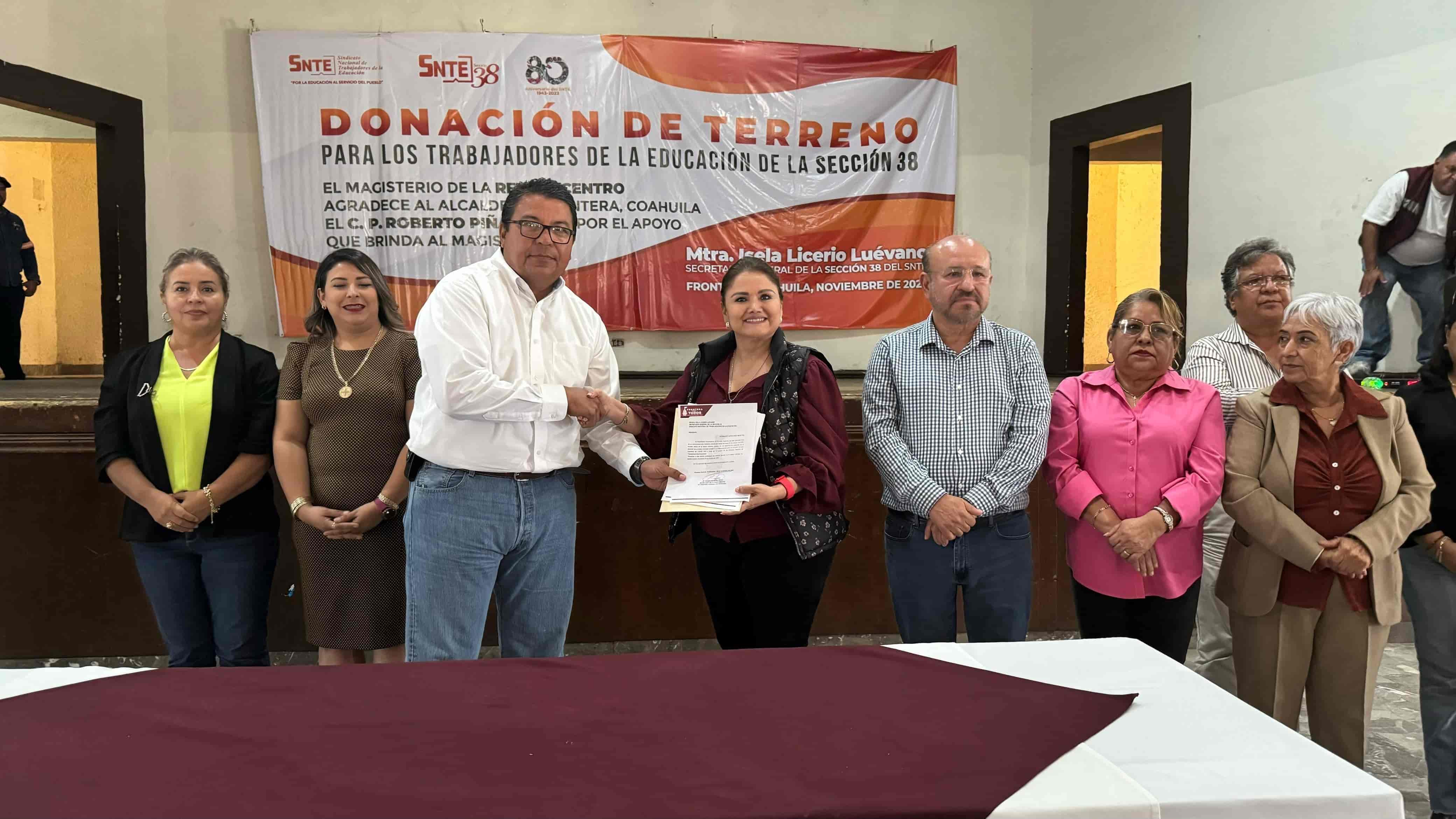 Donan terreno a la Sección 38 Donan terreno a la Sección 38