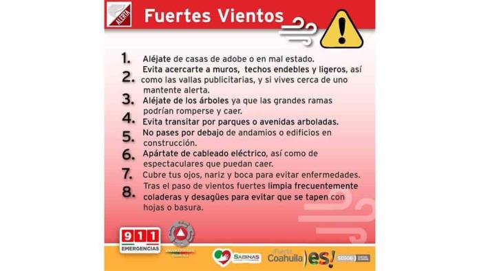 Previenen por el frente frío
