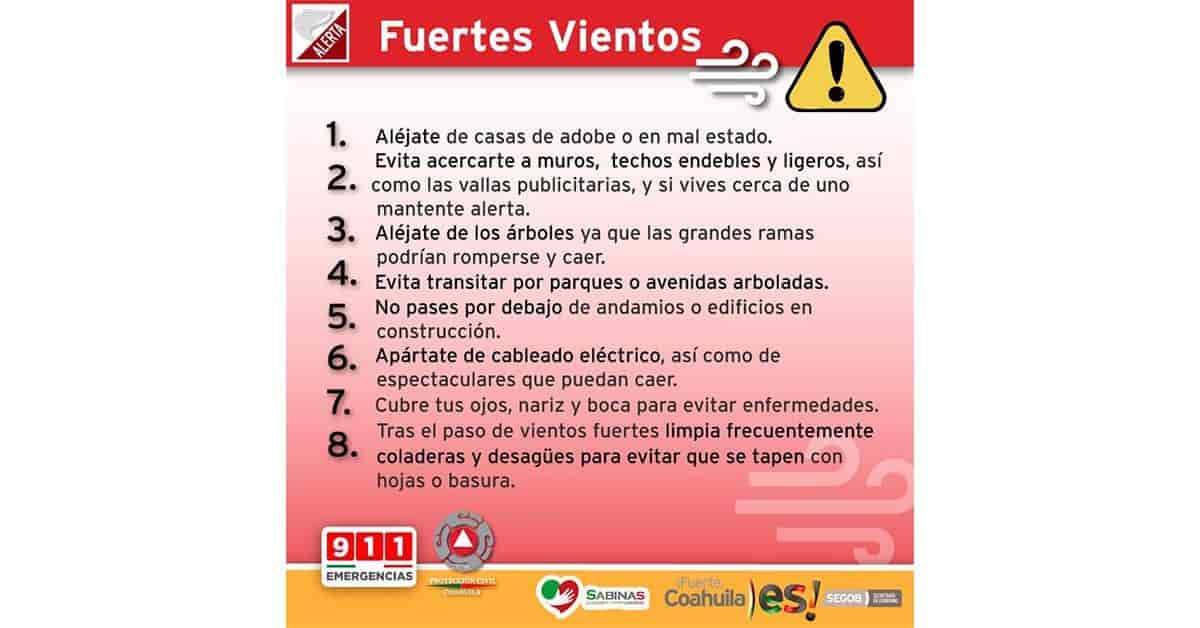 Previenen por el frente frío