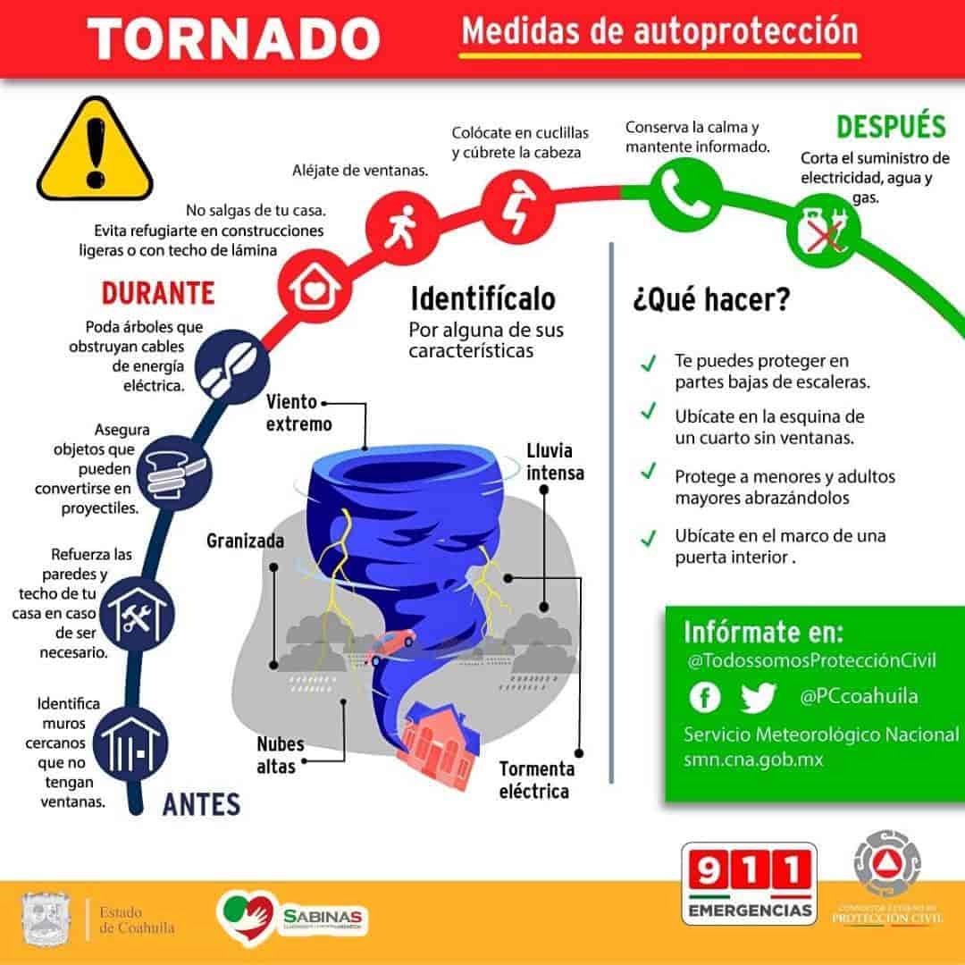 Previenen por el frente frío