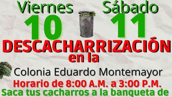 ¡ATENTOS! Campaña de DECACHARRIZACIÓN llega a la colonia Montemayor