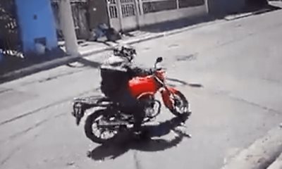 Mi primera chamba; Ladrón muere unos segundos después de robarse una moto
