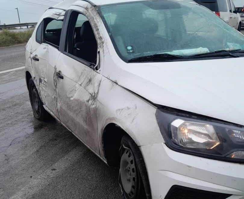 LESIONADO en ACCIDENTE vehicular en la Carretera 57