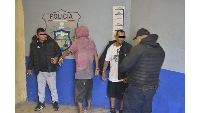 Detienen a tres en operativo ‘barrido’
